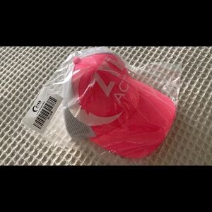 Pink luxe ponytail hat